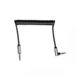 Kabel Jack 3,5mm konektor/Jack 3,5mm konektor 1m KRUGER & MATZ KM1242 spirálový