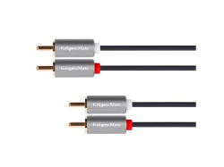 Kabel 2x Cinch konektor/2x Cinch konektor 1,8m KRUGER & MATZ KM1209