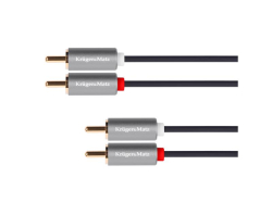 Kabel 2x Cinch konektor/2x Cinch konektor 3m KRUGER & MATZ KM1211