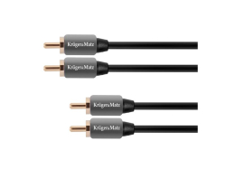 Kabel 2x Cinch konektor/2x Cinch konektor 1,8m KRUGER & MATZ KM0305