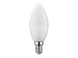 Žárovka LED E14  6W C37 bílá přírodní GETI SAMSUNG čip