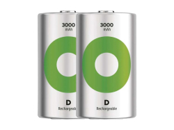 Baterie D (R20) nabíjecí 1,2V/3000mAh GP Recyko 2ks