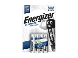 Baterie lithiová AAA R03 1,5V ENERGIZER Ultimate 4ks / blistr –40°C