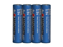 Baterie AAA (LR03) alkalická AGFAPHOTO Power 4ks / shrink