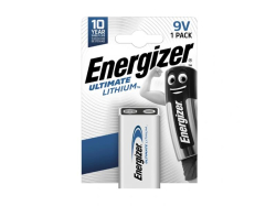 Baterie lithiová 9V ENERGIZER Ultimate 1ks / blistr –40°C