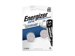 Baterie CR2016 ENERGIZER Ultimate lithiová 2ks / blistr -30°C