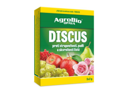 Přípravek proti strupovitosti, padlí a skvrnitosti AGROBIO Discus 3x2g