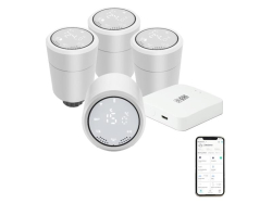 Smart sada termostatických hlavic a centrální jednotky IMMAX NEO 07732C ZigBee Tuya