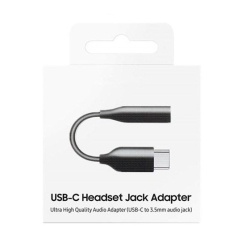 Adaptér SAMSUNG EE-UC10 USB-C / JACK 3,5mm (pro poslech hudby) Black