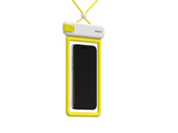 Pouzdro vodotěsné BASEUS DeepDive White/Yellow