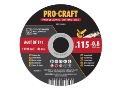 Kotouč řezný PROCRAFT 115x0,8mm