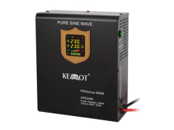 Zdroj záložní KEMOT PROsinus-500 12V 230V 500VA 300W Black nástěnný