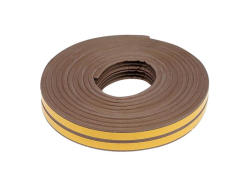 Těsnění do oken a dveří samolepící VOREL TO-76760 9x4mm TYP E hnědé 6m