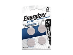 Batéria CR2032 ENERGIZER Ultimate lítiová 4ks / blister -30°C