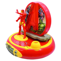 Lexibook 3D budík s projektorom Iron Man - Avengers