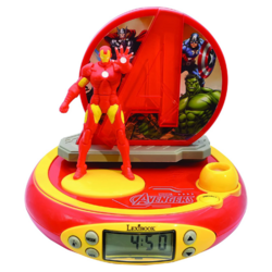 Lexibook 3D budík s projektorom Iron Man - Avengers