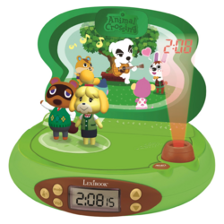 Lexibook 3D budík s projektorom - Animal Crossing