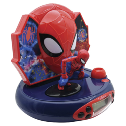 Lexibook 3D budík s projektorom - Spider-Man