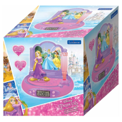 Lexibook 3D budík s projektorom - Disney Princezné