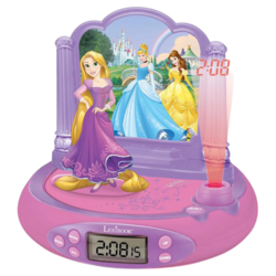 Lexibook 3D budík s projektorom - Disney Princezné