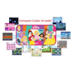 Lexibook Herná konzola Compact II Cyber Arcade 2,5" - 150 hier - Disney Princezné