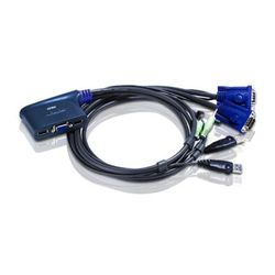 ATEN CS22U-A7 KVM prepínač pre 2PC/VGA/USB
