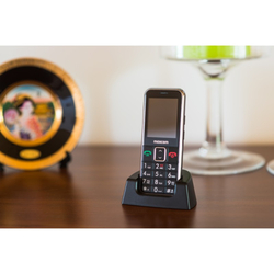 MAXCOM MM730, Telefón pre seniorov, čierny