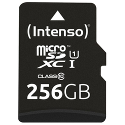 INTENSO Micro SDXC karta 256GB Class10, UHS-1