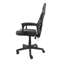 DELTACO GAM-086, RGB Herná stolička, čierna