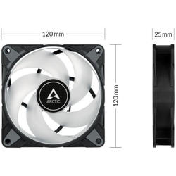 ARCTIC P12 PWM A-RGB 120mm 0dB