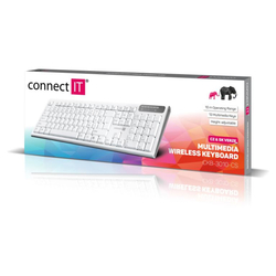 CONNECT IT CKB-3010-CS, Bezd. klávesnica SK/CZ, bi