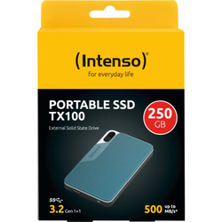 INTENSO TX100, Externý SSD disk, 250GB