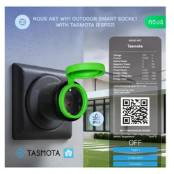NOUS A6T, Tasmota Von Smart Zásuvka, 16A, Schuko