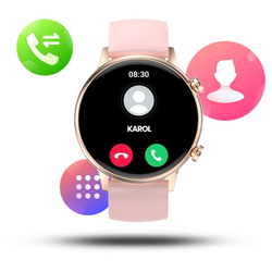 MANTA ALEXA Mini Smartwatch, Smart hodinky, biele