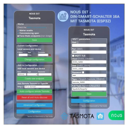 NOUS D1T, Tasmota DIN SMART Switch, prepínač