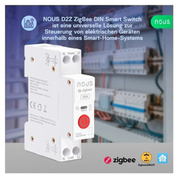 NOUS D2Z, ZigBee DIN SMART Switch, prepínač