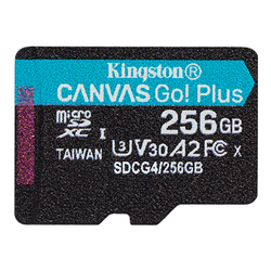 KINGSTON Micro SDXC CANVAS GO! Plus Gen4 256GB