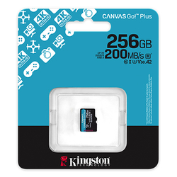 KINGSTON Micro SDXC CANVAS GO! Plus Gen4 256GB