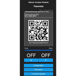 ATHOM, Smart Curtain Module Tasmota