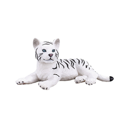Mojo Biely tiger indický mláďa ležiace