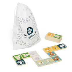 Bigjigs Toys Domino lesné zvieratká