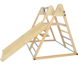 2Kids Toys Drevená hracia zostava so šmýkačkou