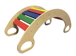2Kids Toys Montessori dúhová hojdačka veľká