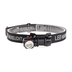 Predná lampa PNI Adventure F75 so 6 W, 600 lm LED, hliník, s batériou a magnetickou nabíjačkou USB