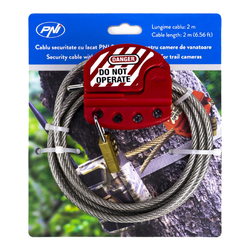 Bezpečnostný kábel PNI Smart Lock pre lovecké kamery PNI 400C, 350C, 280C, 480C
