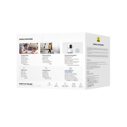 Baseus Security Camera Indoor P1 Lite 2K, 3MP, (EU Version) White EU (S0TV002132)