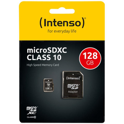 INTENSO Micro SDXC karta 128GB Class10