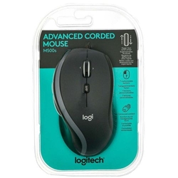 Logitech Mouse Wired M500s Black EU (910-005784)