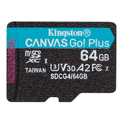 KINGSTON Micro SDXC CANVAS GO! Plus Gen4 64GB