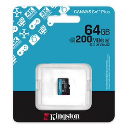 KINGSTON Micro SDXC CANVAS GO! Plus Gen4 64GB